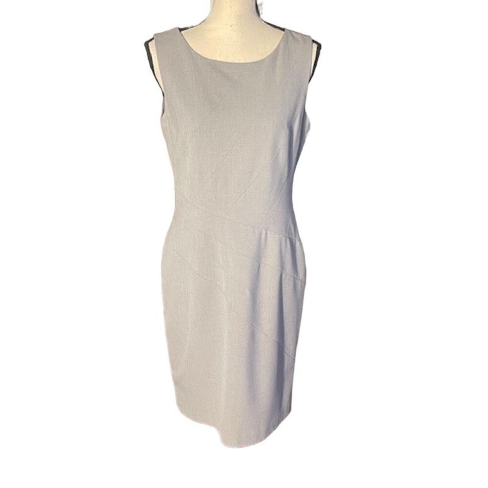 Calvin Klein Light Gray Sleeveless Dress Size 8